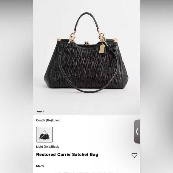 🔥SOLD🔥🔥COACH CARRIE Leather Handbag🔥 - Picture 10 of 10